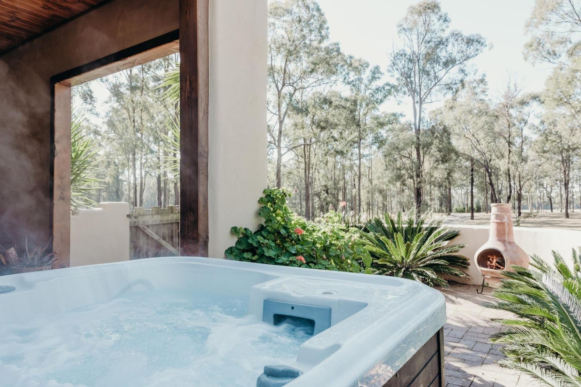Casa La Vina Pokolbin - Romantic Villas With Outdoor Hot Tubs And Fireplaces Buitenkant foto
